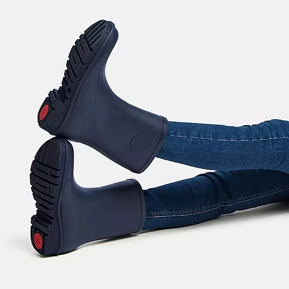 Stivali Da Pioggia Donna FitFlop WONDERWELLY Corta Blu Marino | 92285654