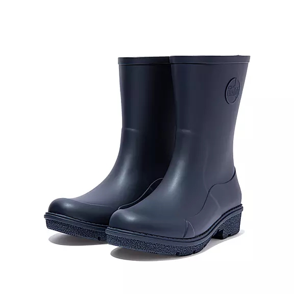 Stivali Da Pioggia Donna FitFlop WONDERWELLY Corta Blu Marino | 92285654