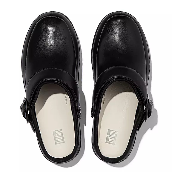 Zoccoli Donna FitFlop GOGH PRO Superlight Pelle Nere | 55154321