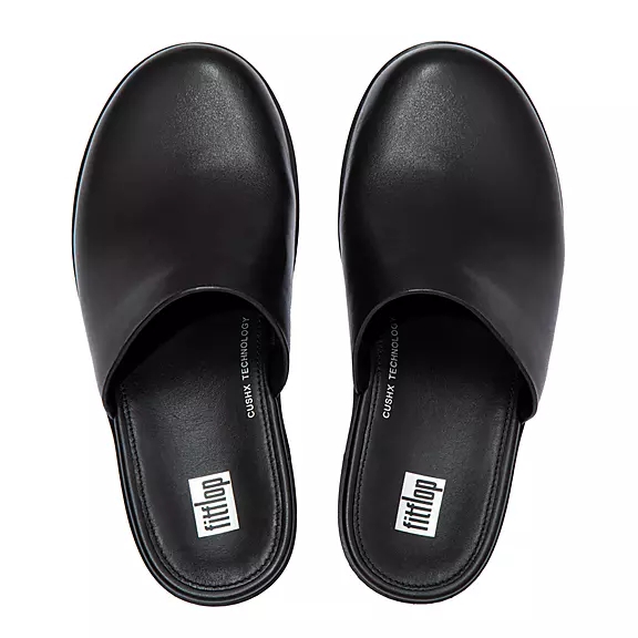 Zoccoli Donna FitFlop PILAR Pelle Nere | 15776325