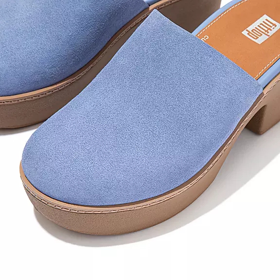 Zoccoli Donna FitFlop PILAR Pelle Scamosciata Lavanda | 43234361