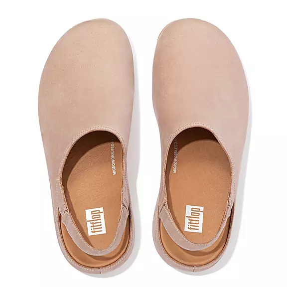 Zoccoli Donna FitFlop SHUV Nubuck Back-Cinturino Beige | 65673257