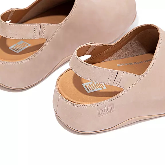 Zoccoli Donna FitFlop SHUV Nubuck Back-Cinturino Beige | 65673257