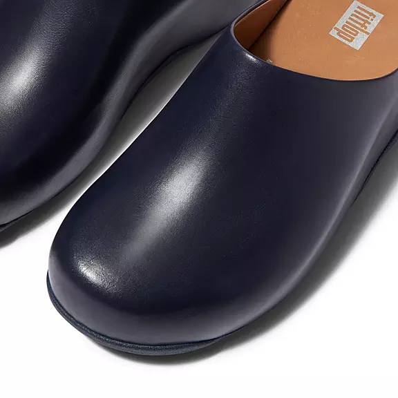 Zoccoli Donna FitFlop SHUV Pelle Blu Marino | 27360261