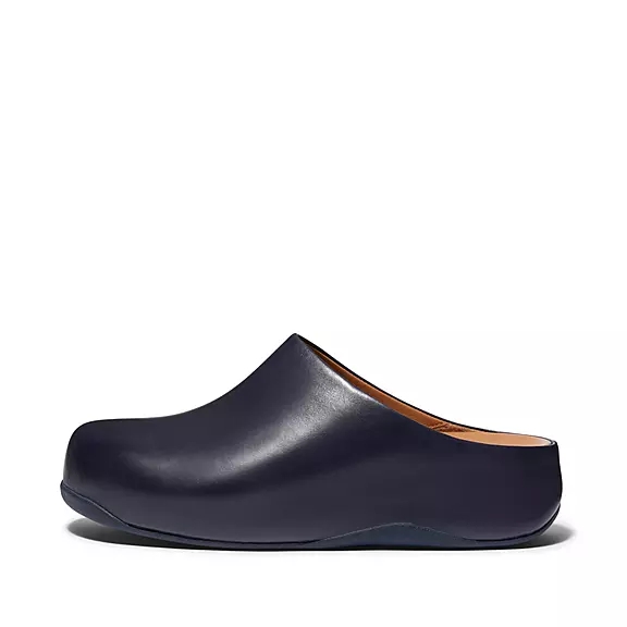 Zoccoli Donna FitFlop SHUV Pelle Blu Marino | 27360261